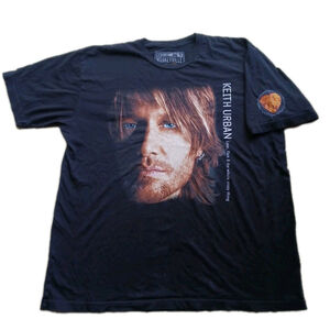 Keith Urban Black Tour T-Shirt Size XL